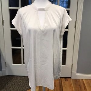 Express White Satin  blouse